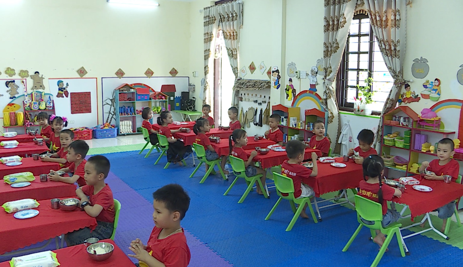 Ninh Giang quan tâm nâng cao thể chất cho trẻ em